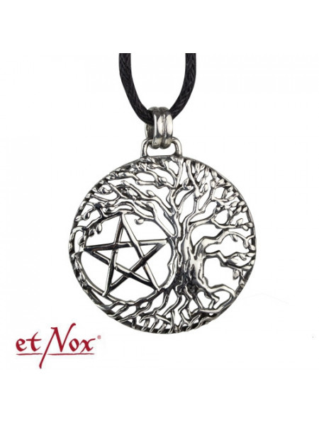 Pandantiv argint Copacul Vietii cu Pentagrama 3.1 cm