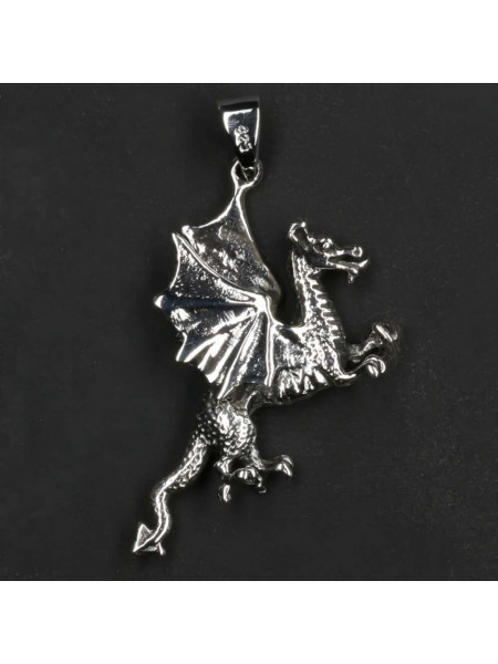Pandantiv argint Welsh Dragon