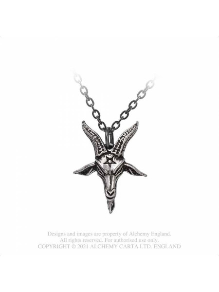Pandantiv craniu Baphomet