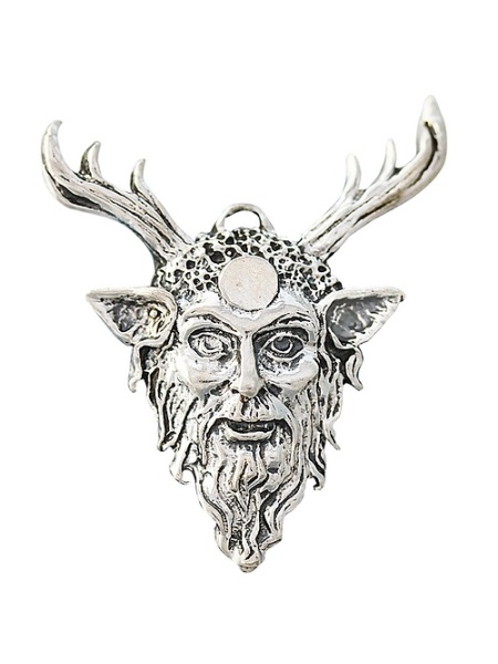 Pandantiv cu lantisor placate cu argint Sigils of The Craft - Cernunnos