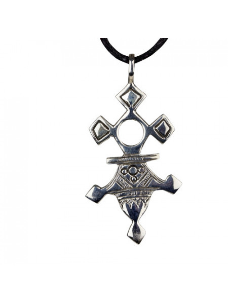 Pandantiv din argint Crucea Tuareg 4.5 cm