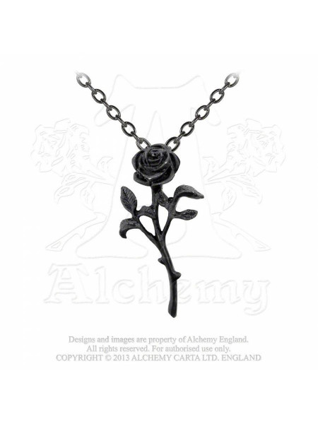 Pandantiv Iubirea trandafirului negru
