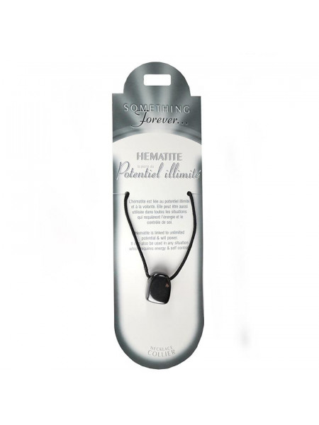 Pandantiv piatra semipretioasa, Hematit, talisman pentru Protectie si Relaxare