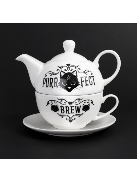 Set Ceai Purrfect Brew - pentru o persoana 16.5 cm