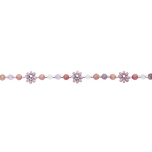 Bratara Bloom Violet cu Margele Miyuki si Pietre Semipretioase - Img 3