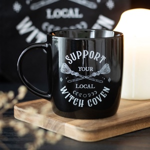 Cana ceramica Support Your Local Witch Coven, capacitate 320 ml - Img 5