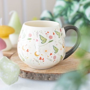 Cana rotunda din ceramica Fairy Folklore, capacitate, 500ml - Img 5