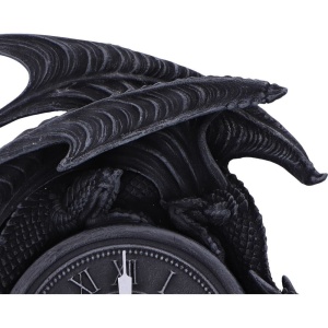 Ceas de perete gotic cu dragon Time to Burn 20.5 cm - Img 4