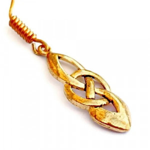 Cercei din bronz in forma de Nod Celtic - Img 3