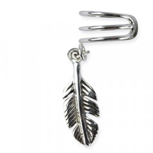 Cercel argint earcuff Pana 2.6cm - Img 1