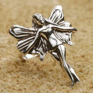 Cercel pe ureche argint Zana 1.5cm - Img 2