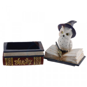 Cutie bijuterii bufnita Witch snow owl 11cm - Img 2