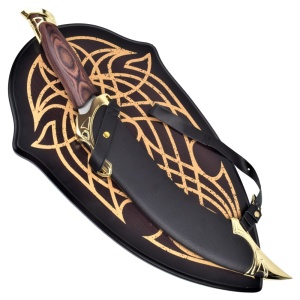 Cutit decorativ cu suport Stapanul Inelelor - Aragorn 51 cm - Img 2