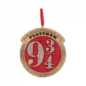 Decoratiune cu agatatoare Harry Potter - Platforma 9 3/4 8.2 cm - Img 3