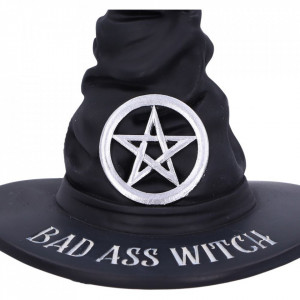 Decoratiune cu agatatoare palarie vrajitoare Bad Ass Witch 9 cm - Img 6