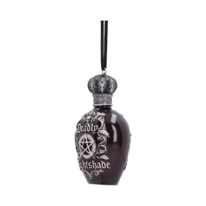 Decoratiune suspendata sticluta de potiuni Deadly Nightshade 9,9 cm - House of Obscura - Img 2