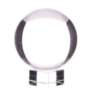 Glob de cristal 20 cm cu suport de sticla