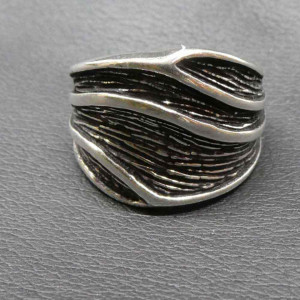 Inel argint Frunze 3mm - Img 1