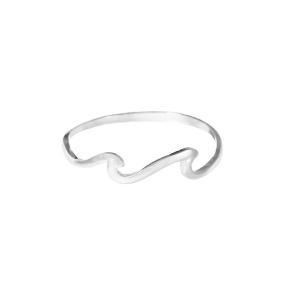 Inel subtire din argint 925 Valuri 4.3 mm