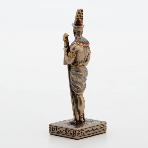 Mini statueta mitologica zeul egiptean Amun 9 cm - Img 4