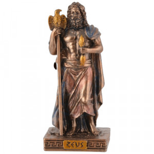 Mini statueta mitologica Zeus 9 cm