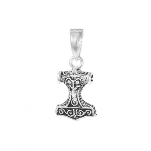 Pandantiv Argint 925 Ciocanul lui Thor (Mjolnir) – Simbol Viking al Protectiei si Fortei, 1.35 cm