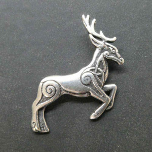 Pandantiv argint Cerb celtic 3.5cm - Img 2