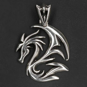 Pandantiv argint Dragon Celtic - Img 1
