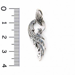 Pandantiv argint Frunze, 3.7cm - Img 3