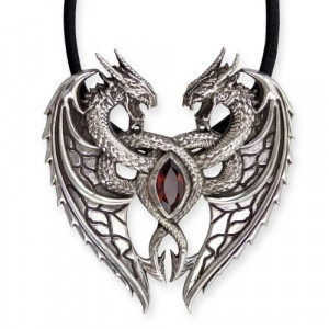 Pandantiv argint Inima de Dragon 4.4cm