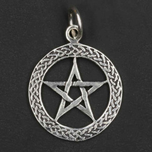 Pandantiv argint Pentagrama 3.5 cm