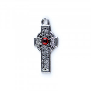 Pandantiv Cruce Celtica cu noduri celtice , talisman pentru protectie si indrumare, 3.2 cm - Img 1