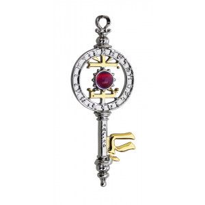 Pandantiv cu lantisor Cabala Mistica - Cheia Sferei Sefirot, talisman pentru indeplinirea visurilor