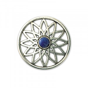 Pandantiv Dreamcatcher cu Sodalit , talisman pentru Implinire si incredere in sine