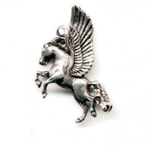 Pandantiv Pegasus, talisman pentru inspiratie, 2.2 cm - Img 1