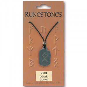Pandantiv runa Gifu, talisman pentru conexiune 2.8 cm - Img 2