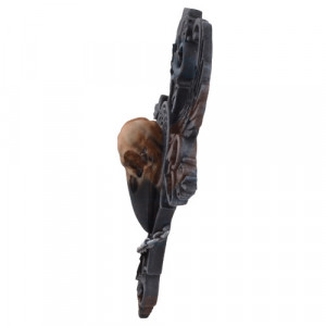 Placheta decorativa pentru perete Raven Cross 36 cm - Img 5