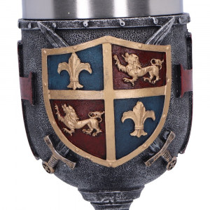 Pocal Sabie si Scut Medieval 19 cm - Img 3