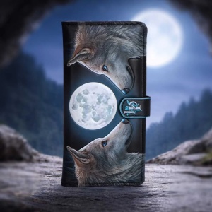 Portofel lung embosat lupi Lunar Gaze – Lisa Parker (18.5 cm) - Img 5
