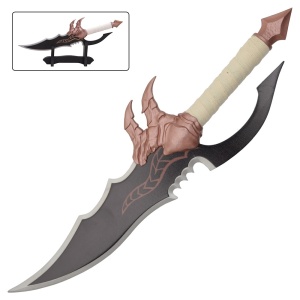 Pumnal decorativ cu suport Solo Leveling - Sung Jinwoo (Kasaka's Venom Fang ) 32.5 cm