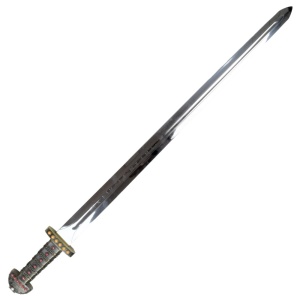 Sabie decorativa cu suport Vikings - Ragnar Lodbrok 101 cm - Img 3