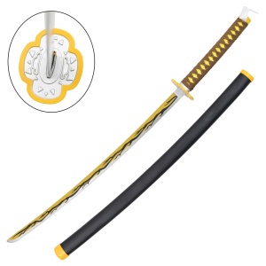 Sabie decorativa katana Demon Slayer: Kimetsu no Yaiba - Kaigaku 96 cm