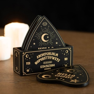 Set 4 coastere Tabla Ouija 12.5cm