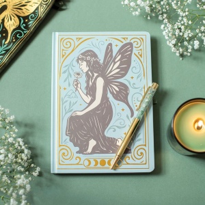 Set Agenda/Jurnal A5 cu pix cu cristale Fairy Tales - Img 5