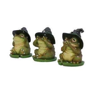 Set statuete Trei Broaste Vrajitoare Intelepte 10.3cm - Img 1