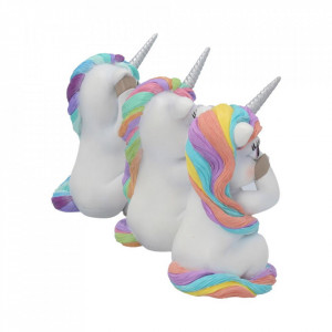 Set statuete Trei unicorni intelepti 9.5 cm - Img 4