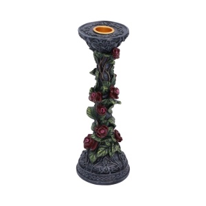 Sfesnic gotic cu trandafiri rosii Scarlet Rose 20,4 cm - Nemesis Now