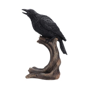 Statueta Corb Raven’s Caw – decor gotic si fantasy, 26.8 cm - Img 2