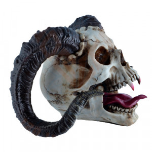Statueta craniu demon Havoks Hellion 26cm - Img 2