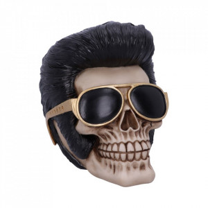 Statueta craniu Elvis Presley - Uh Huh 17cm - Img 1